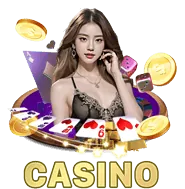 Bàn Baccarat sang trọng tại đĩa ke với người chơi và chip cược